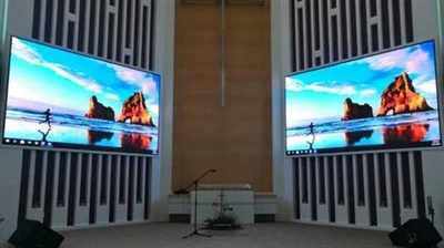 Църковни LED екранни решения – Поточно предаване на живо и дисплей за проповеди